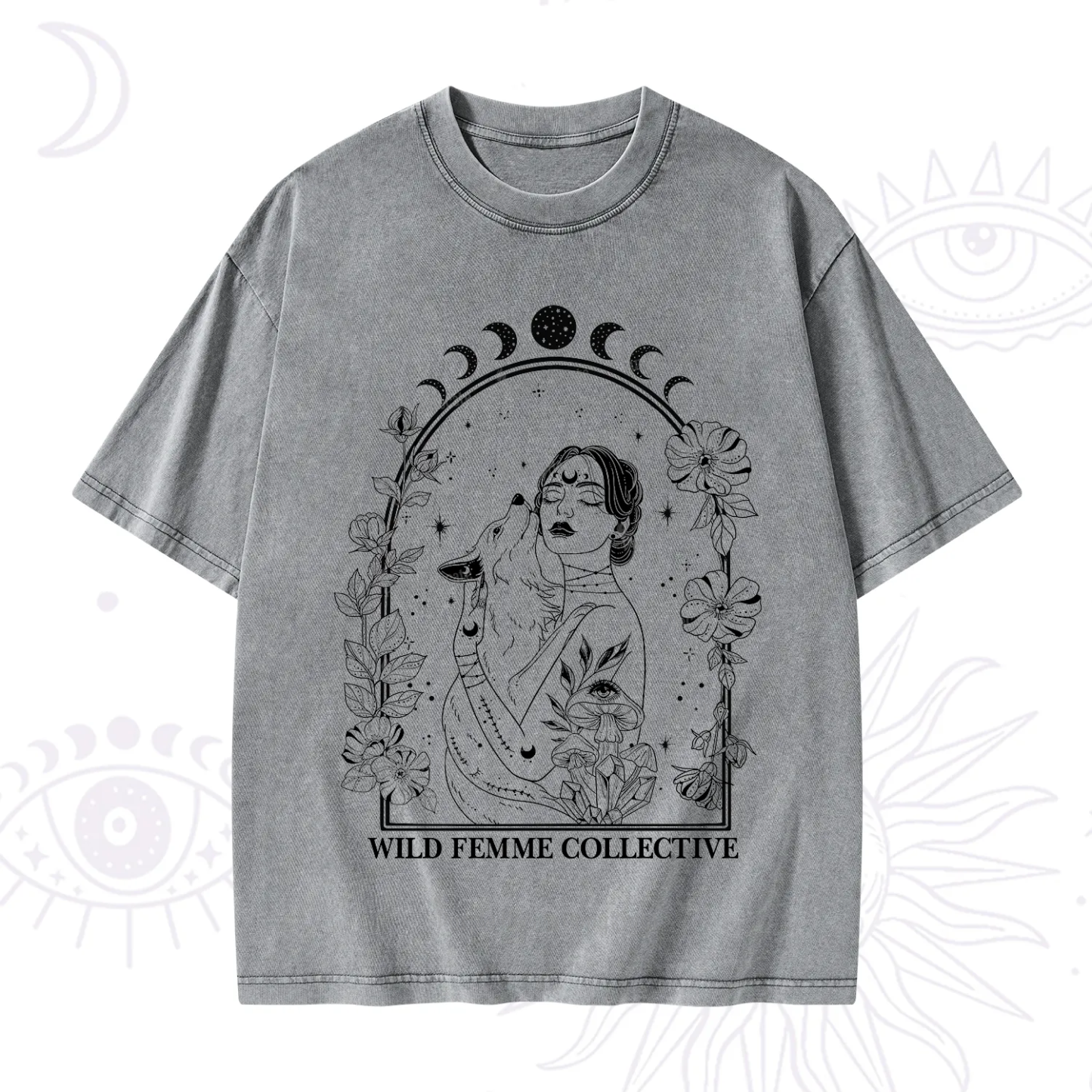 Purplehecate Wild Femme Collective Washed T-Shirt