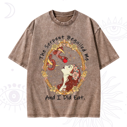 Purplehecate The Serpent Beguiled Me, And I Did Eat Washed T-Shirt