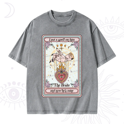 Purplehecate I Put A Spell On Him And Now He's Mine Washed T-Shirt