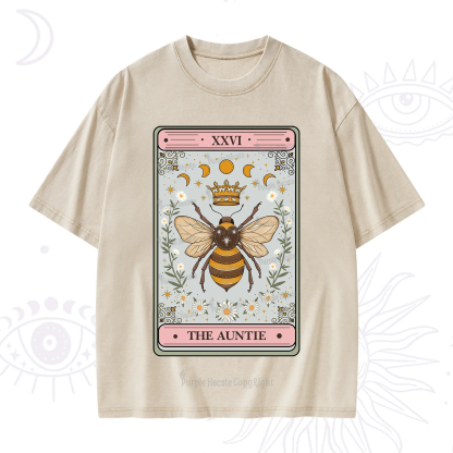 Purplehecate The Auntie Tarot Washed T-Shirt