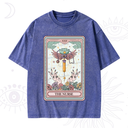 Purplehecate The ER Nurse Tarot Washed T-Shirt