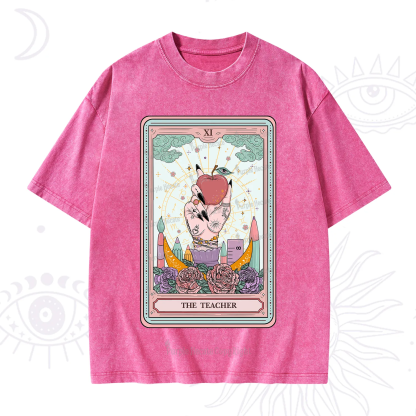 Purplehecate The Teacher Tarot Washed T-Shirt