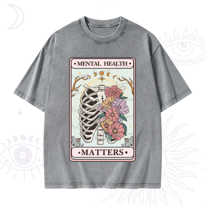 Purplehecate Mental Health Matters Washed T-Shirt