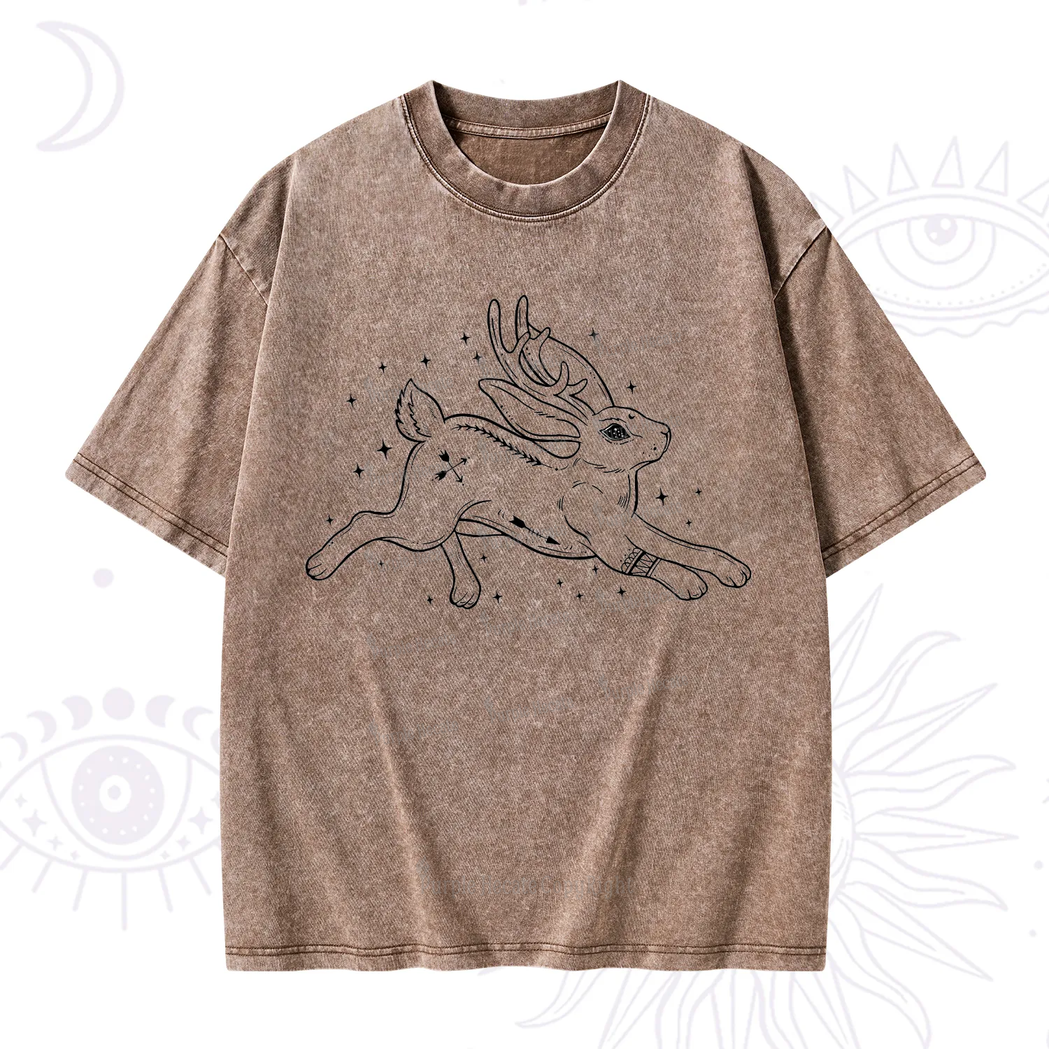 Purplehecate Starwitch Familiar Washed T-Shirt