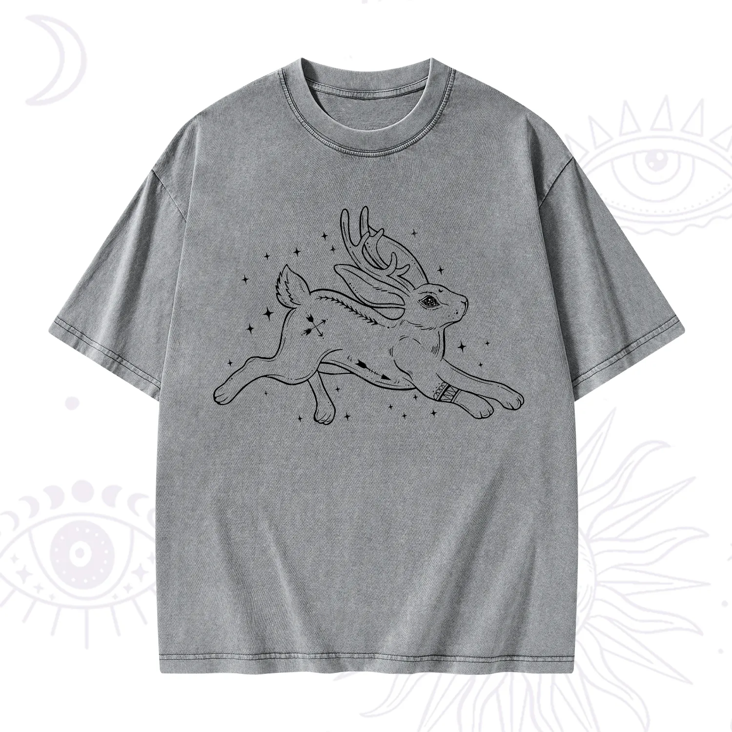 Purplehecate Starwitch Familiar Washed T-Shirt