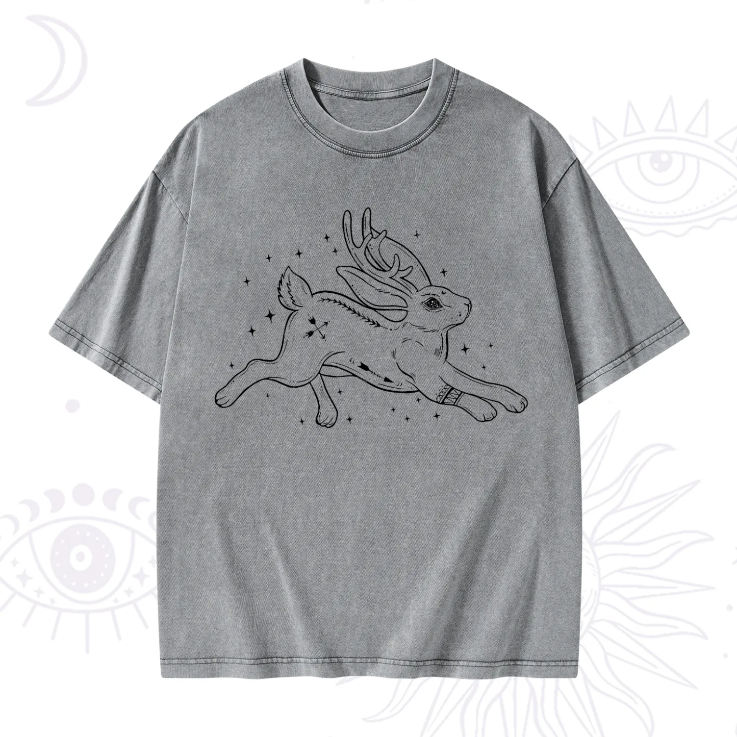 Purplehecate Starwitch Familiar Washed T-Shirt