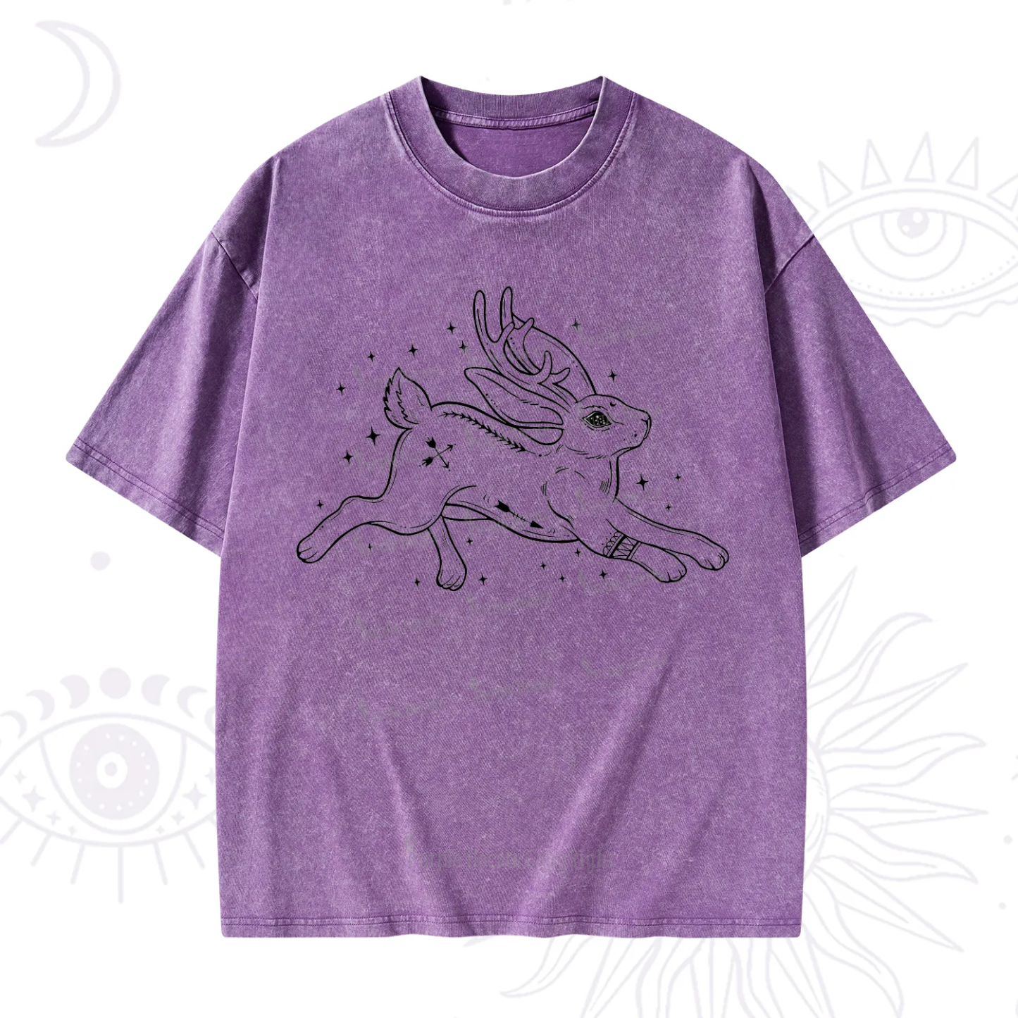 Purplehecate Starwitch Familiar Washed T-Shirt