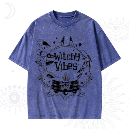 Purplehecate Witchy Vibes Washed T-Shirt