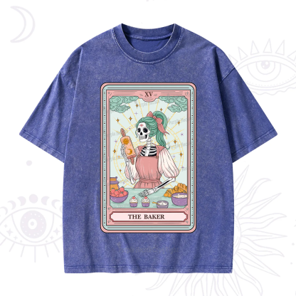 Purplehecate The Bakery Tarot Card Washed T-Shirt