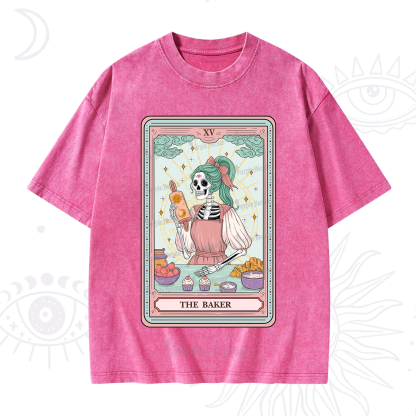 Purplehecate The Bakery Tarot Card Washed T-Shirt