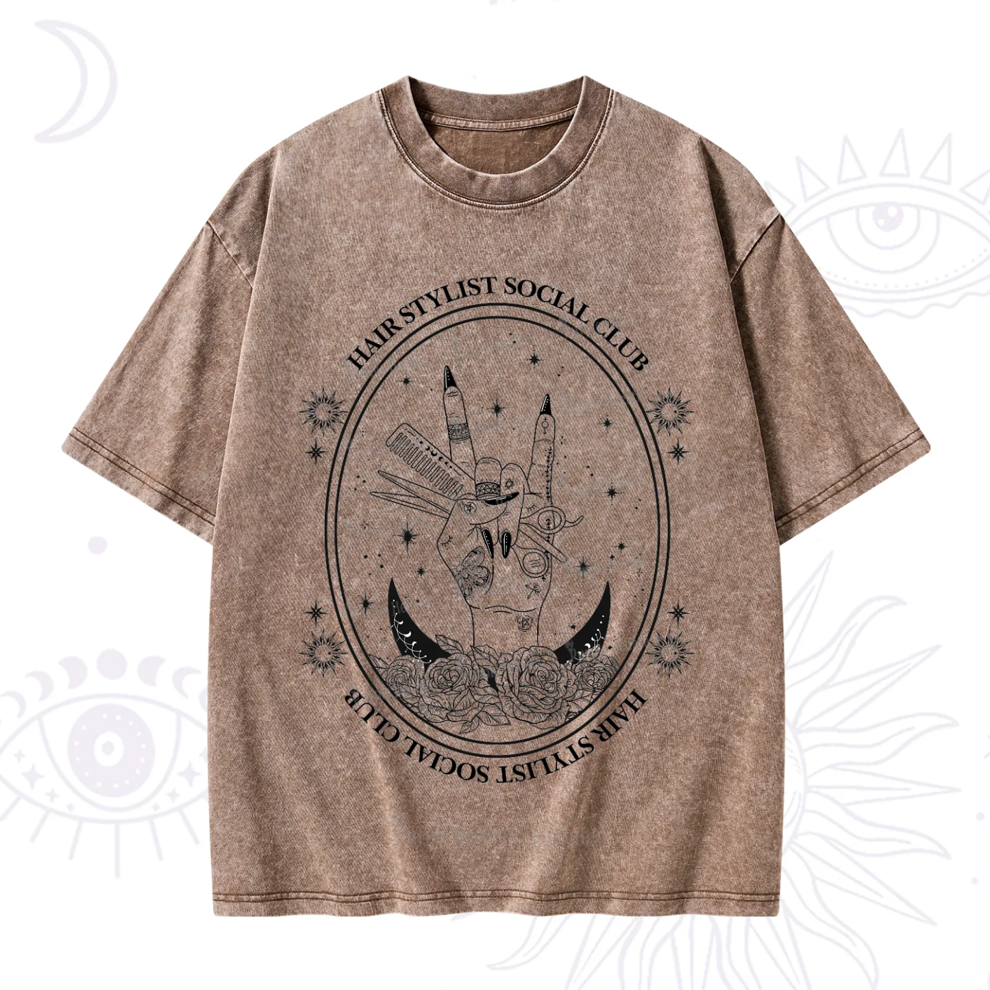 Purplehecate Hair Stylist Club Washed T-Shirt