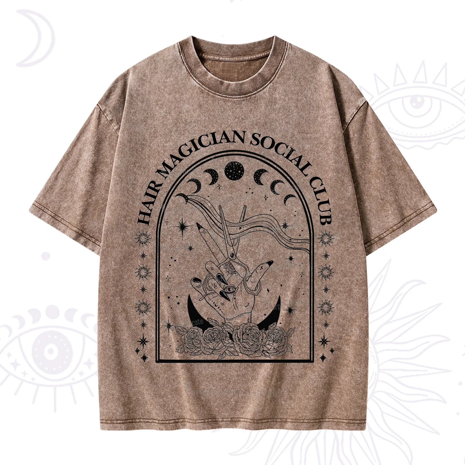 Purplehecate Hair Magician Social Club Collective Washed T-Shirt