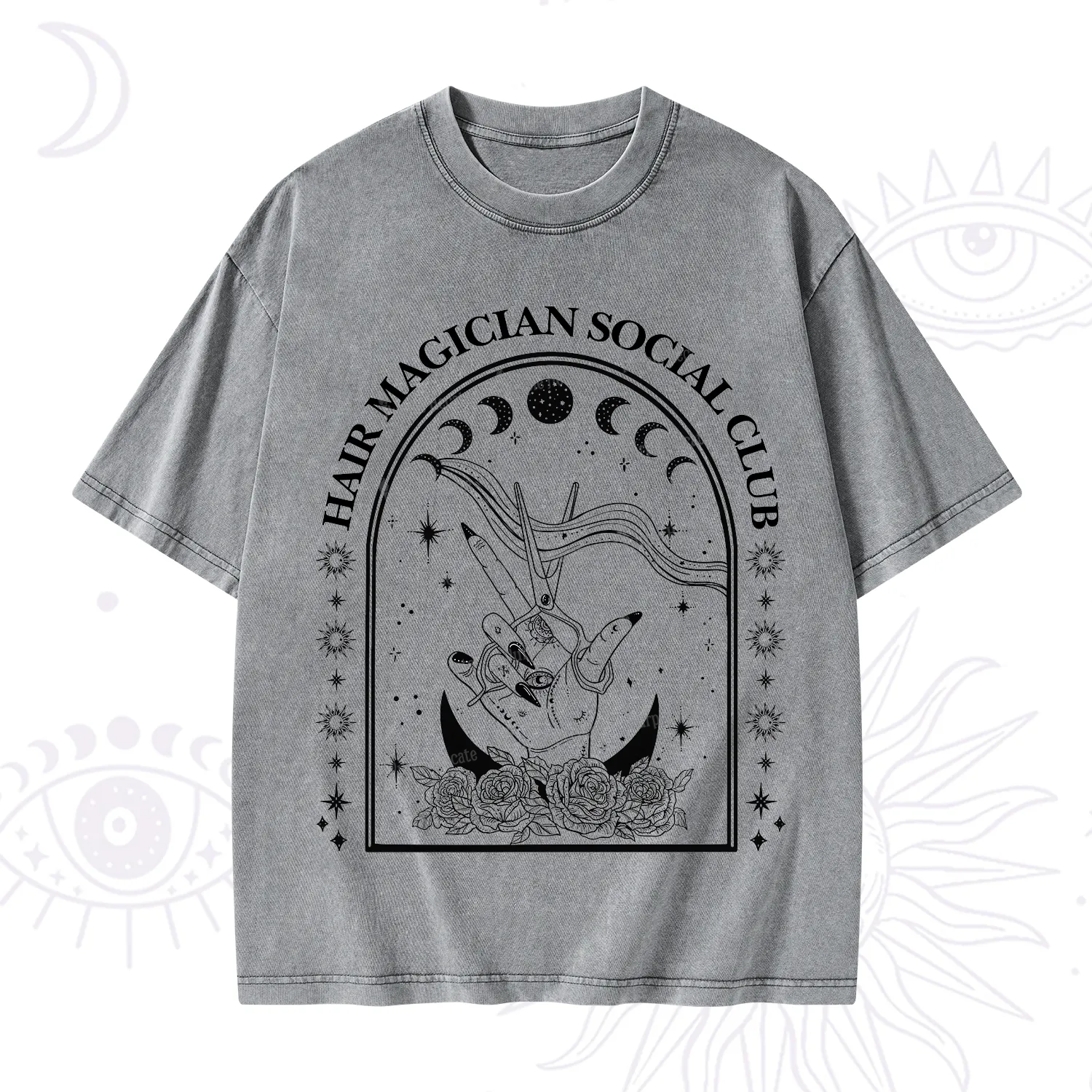 Purplehecate Hair Magician Social Club Collective Washed T-Shirt