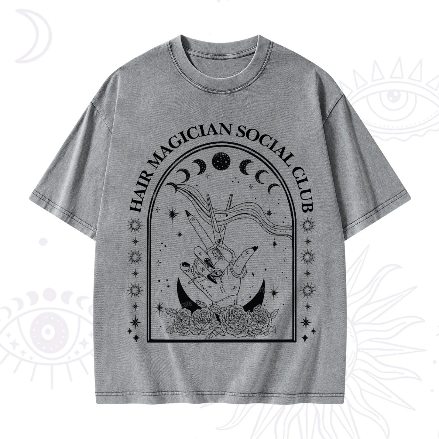 Purplehecate Hair Magician Social Club Collective Washed T-Shirt