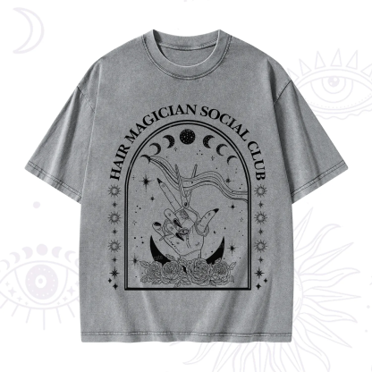 Purplehecate Hair Magician Social Club Collective Washed T-Shirt