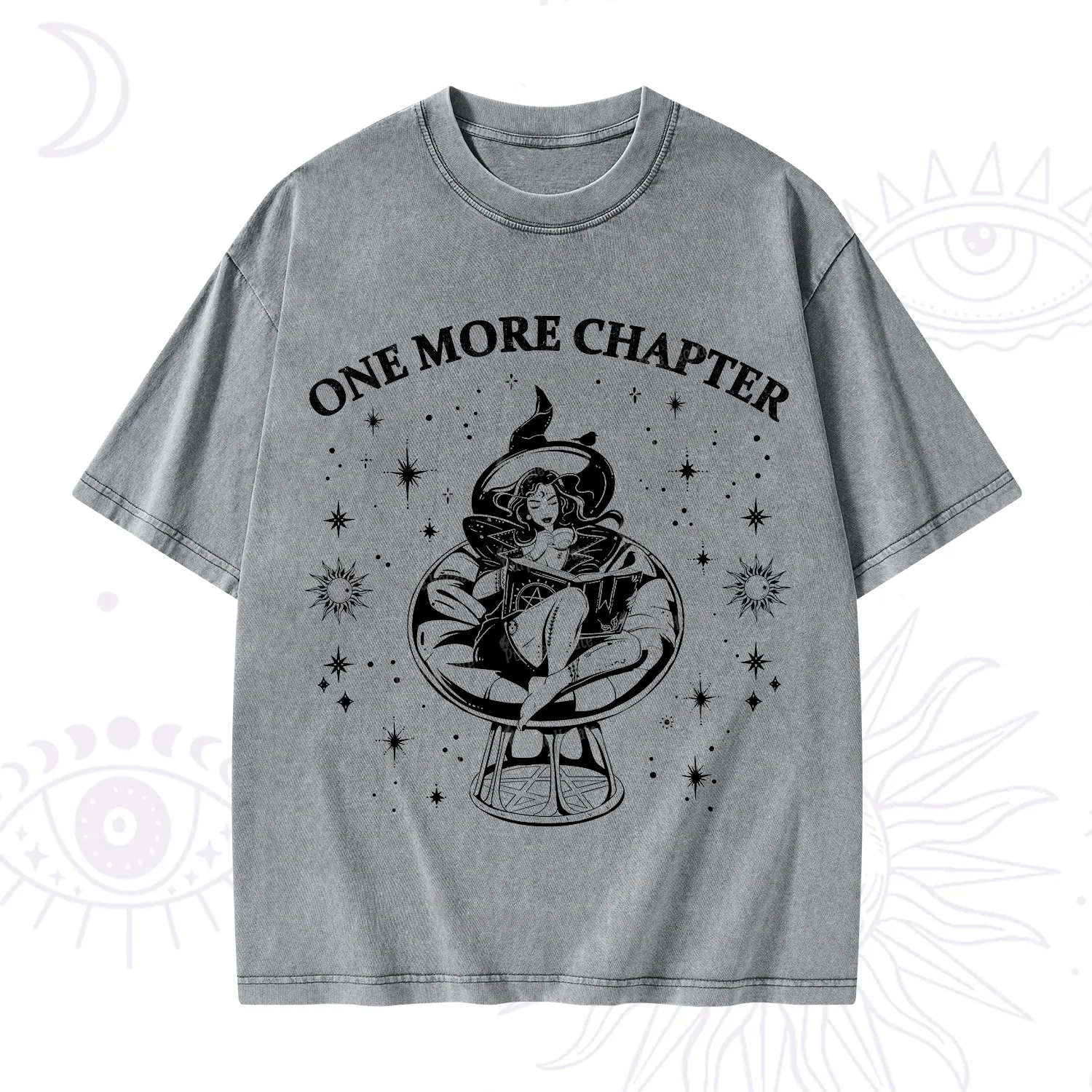 Purplehecate One More Chapter Books Washed T-Shirt