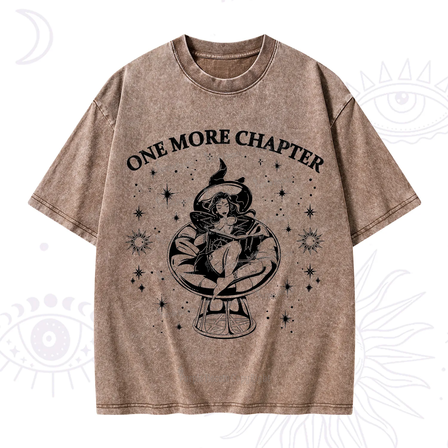 Purplehecate One More Chapter Books Washed T-Shirt