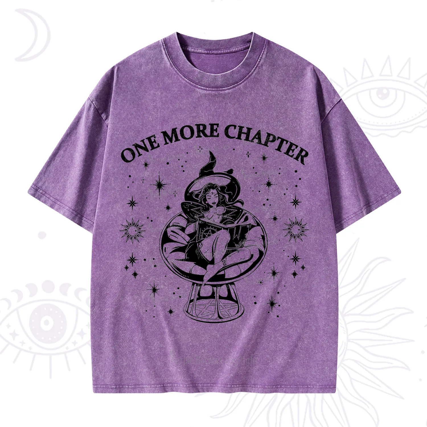 Purplehecate One More Chapter Books Washed T-Shirt