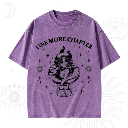 Purplehecate One More Chapter Books Washed T-Shirt
