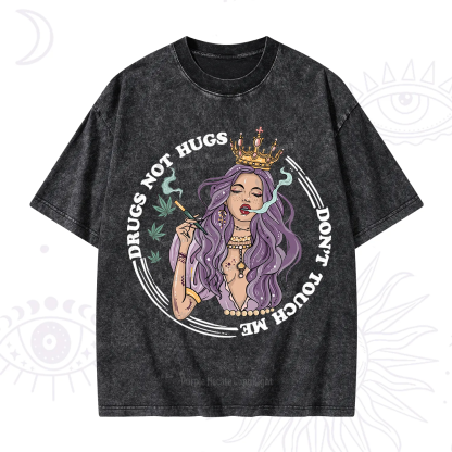 Purplehecate Weed Be Sarcastic Washed T-Shirt