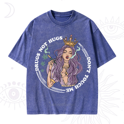 Purplehecate Weed Be Sarcastic Washed T-Shirt