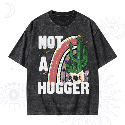 Purplehecate Not A Hugger Washed T-Shirt