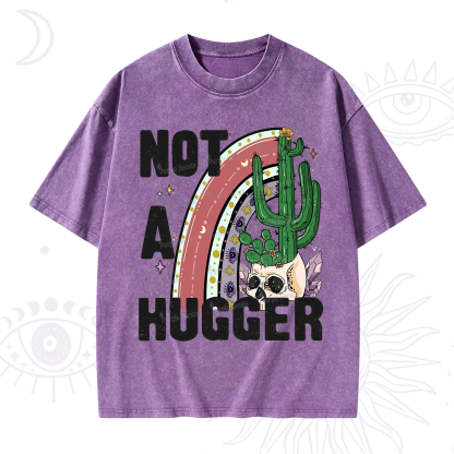 Purplehecate Not A Hugger Washed T-Shirt