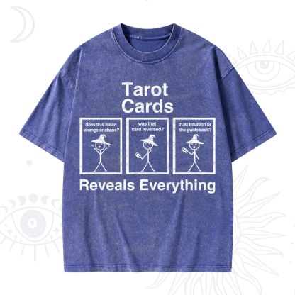 Purplehecate Tarot Card Reveals Everything Washed T-Shirt