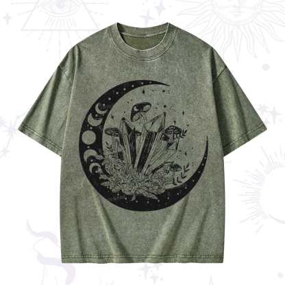 Purplehecate Moonshine and Crystal Washed T-Shirt