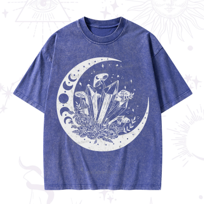 Purplehecate Moonshine and Crystal Washed T-Shirt