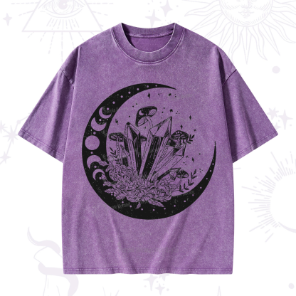 Purplehecate Moonshine and Crystal Washed T-Shirt