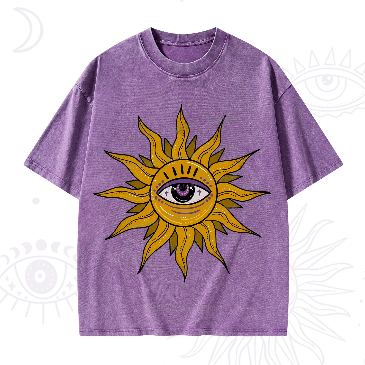 Purplehecate Eye of the Sun Washed T-Shirt