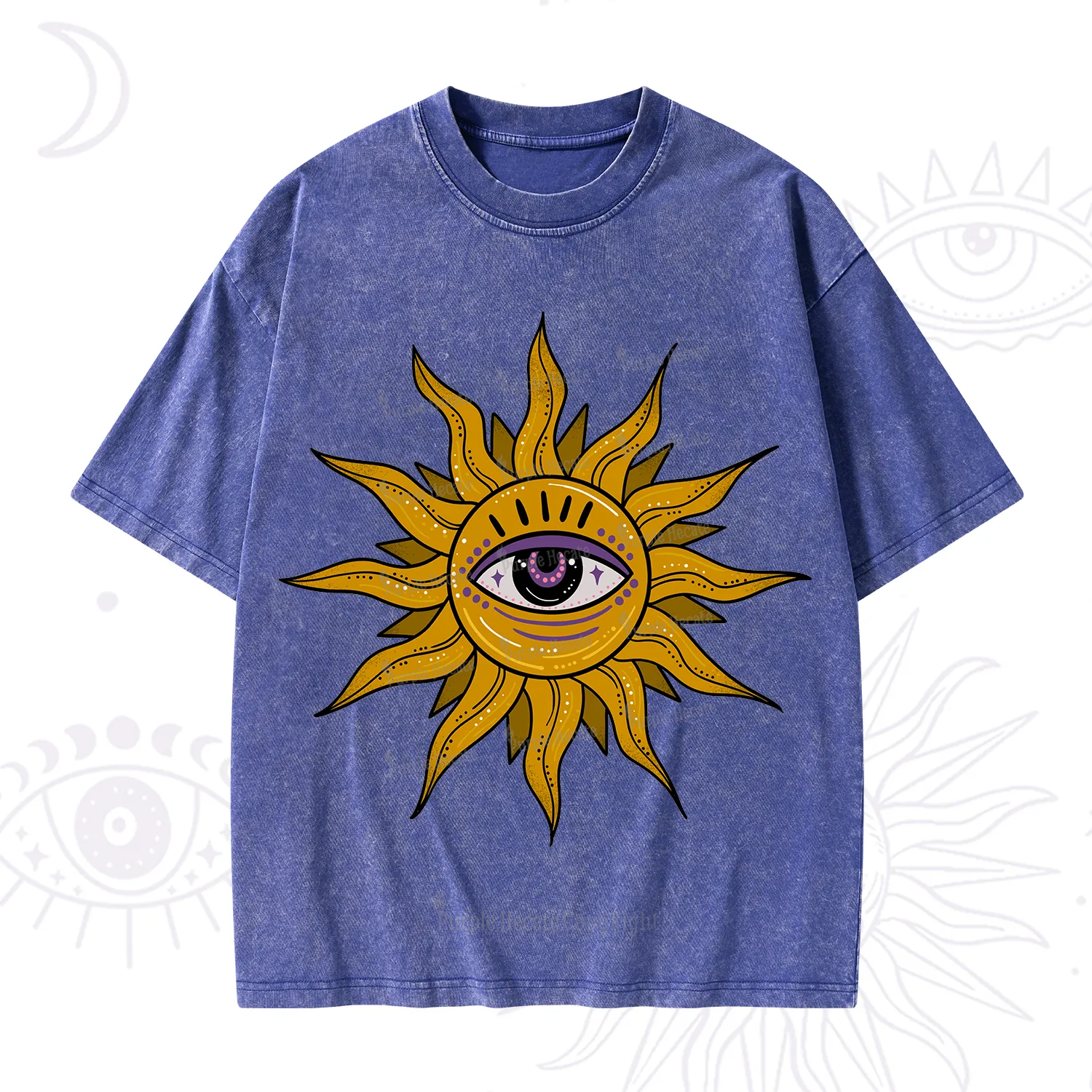Purplehecate Eye of the Sun Washed T-Shirt