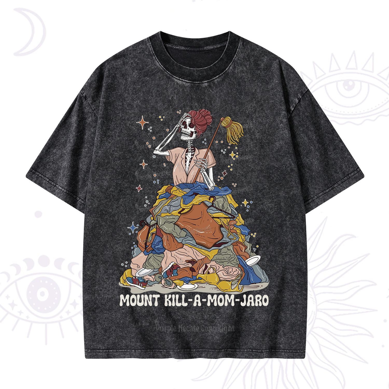 Purplehecate Mount Mom's Chaos Washed T-Shirt