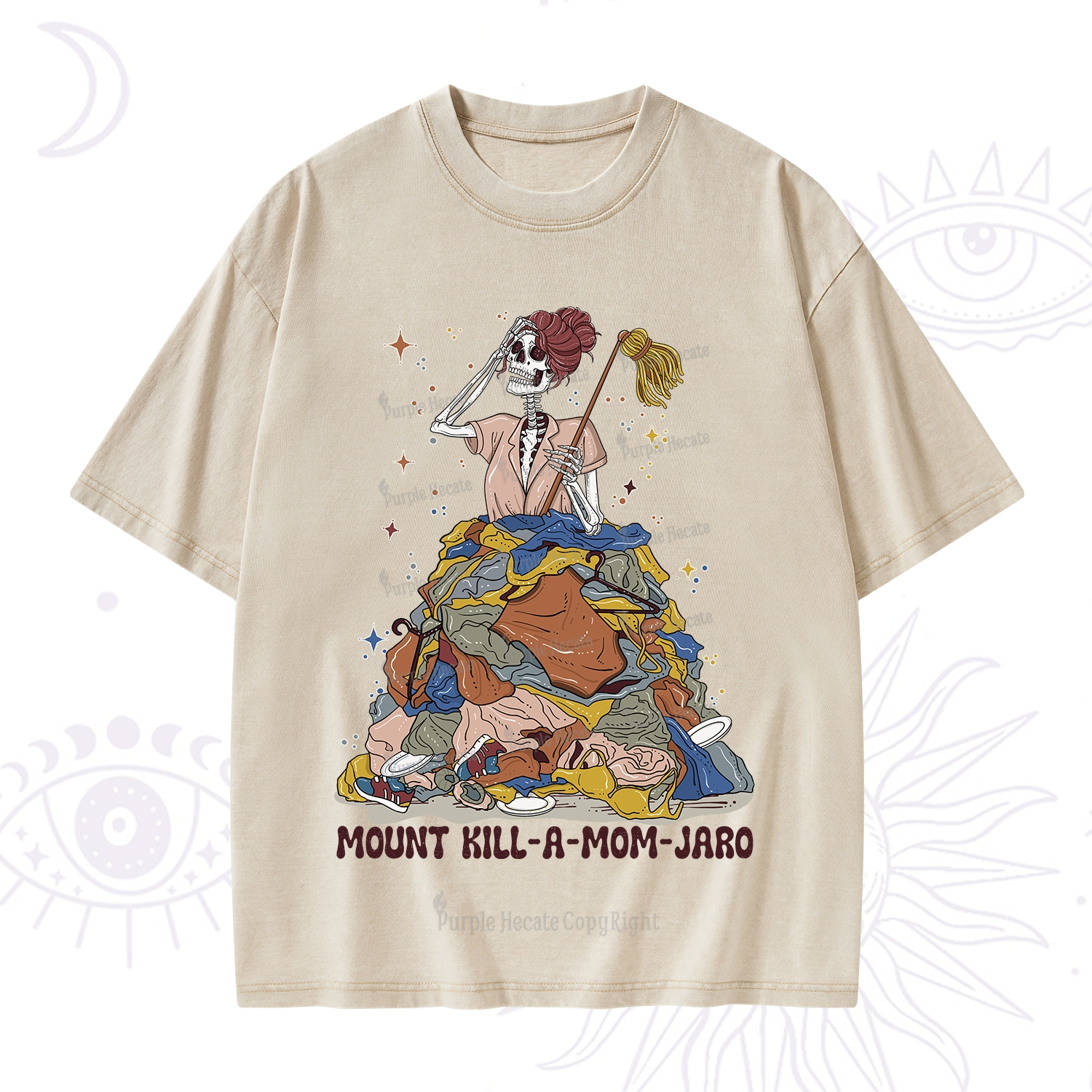 Purplehecate Mount Mom's Chaos Washed T-Shirt