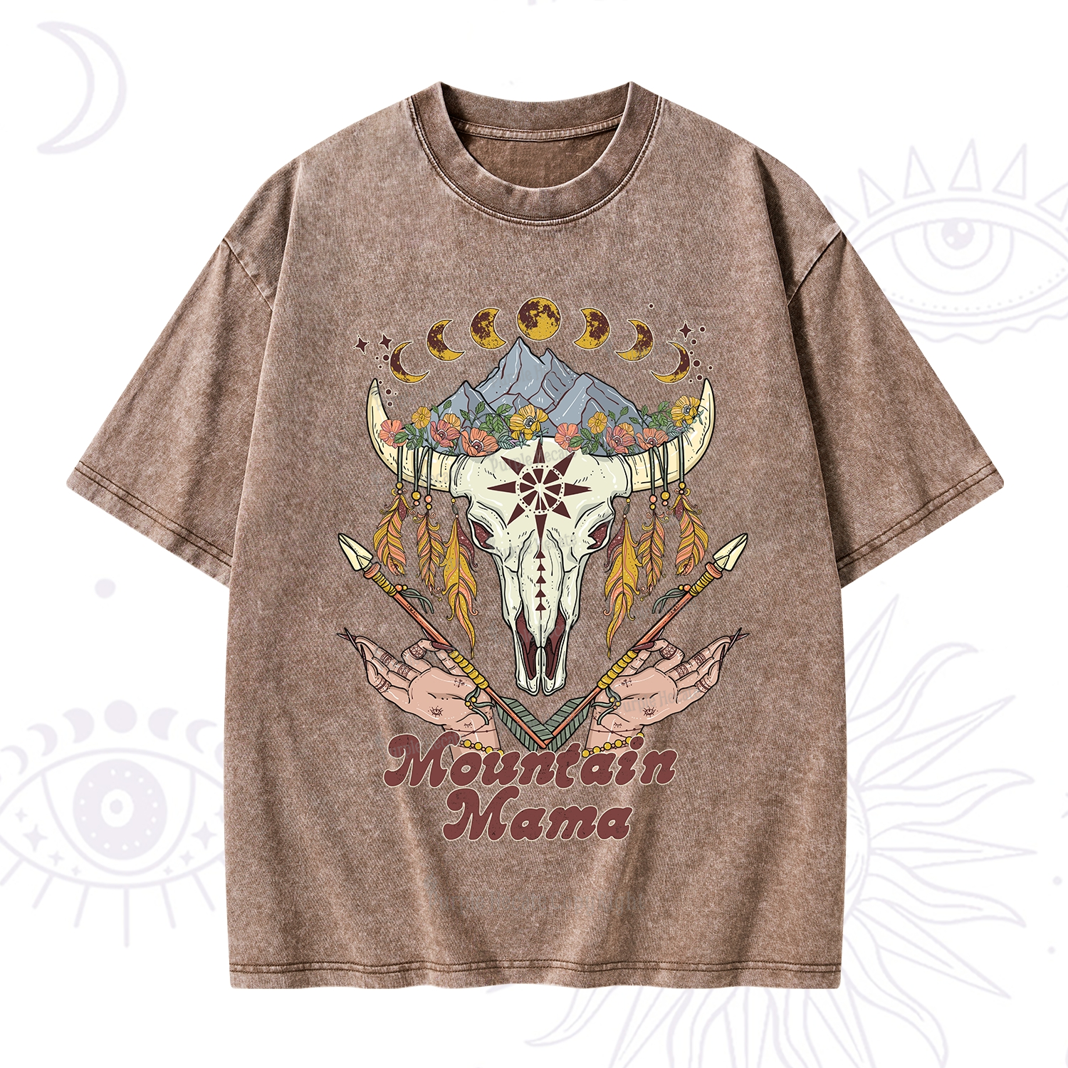 Purplehecate Mountain Mama Washed T-Shirt