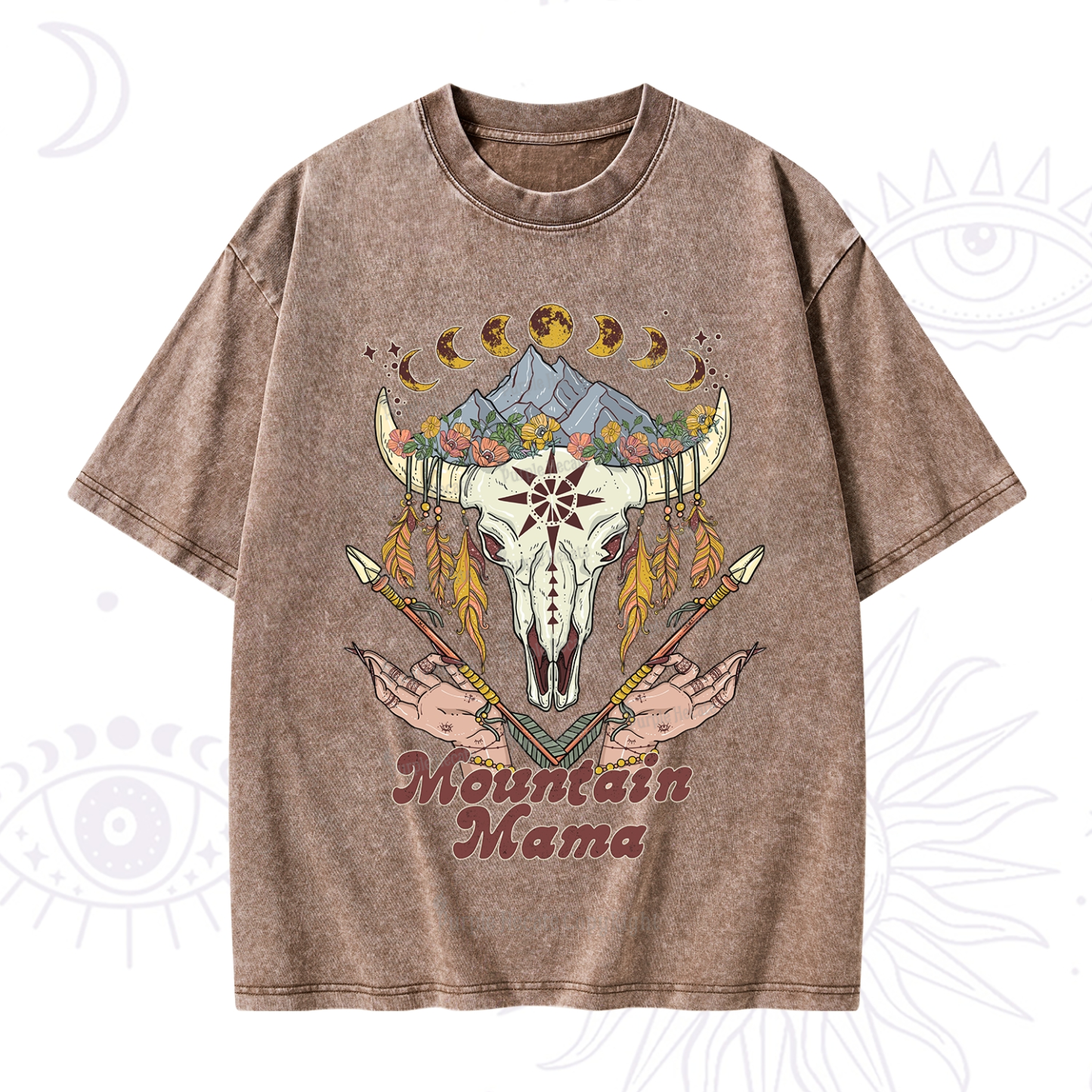 Purplehecate Mountain Mama Washed T-Shirt