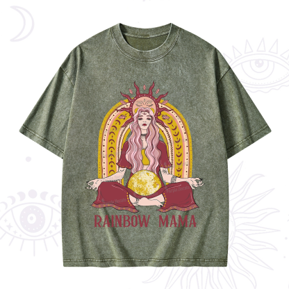 Purplehecate Rainbow Mama Washed T-Shirt