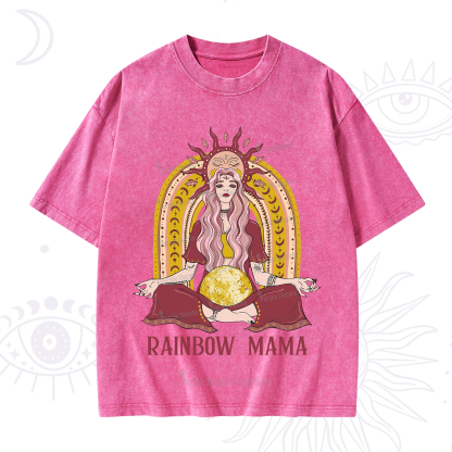 Purplehecate Rainbow Mama Washed T-Shirt