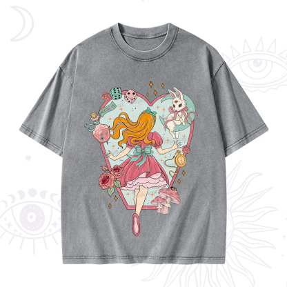 Purplehecate Alice's Secret Garden Washed T-Shirt