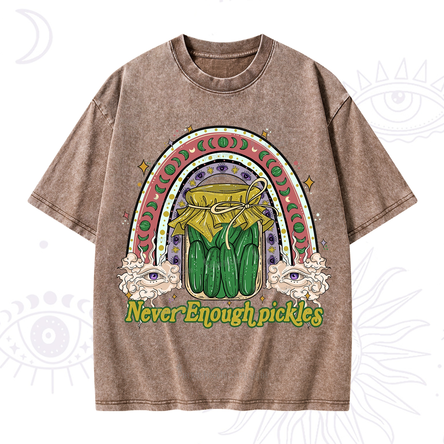 Purplehecate Never Enough Pickles Washed T-Shirt