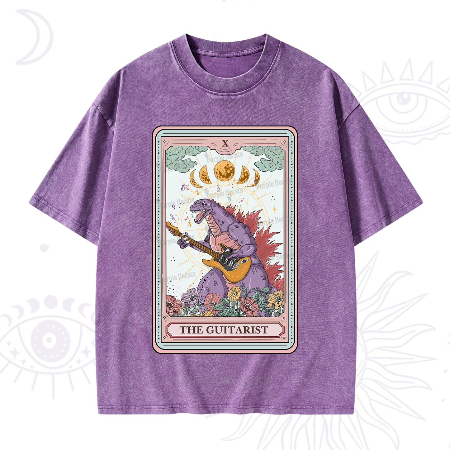 Purplehecate The Guitarist Tarot Washed T-Shirt