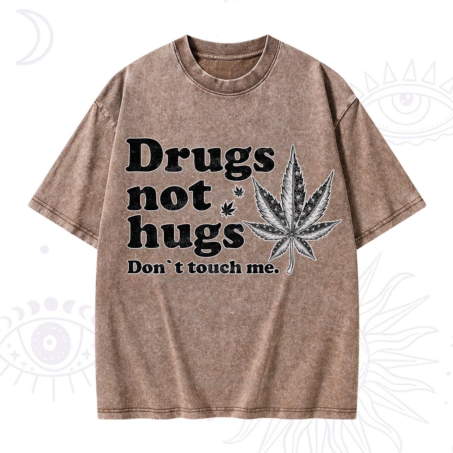 Purplehecate Don't Touch Me Washed T-Shirt