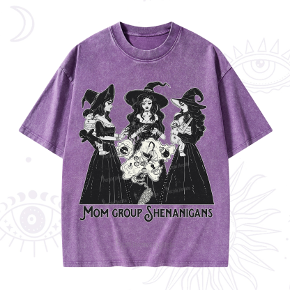 Purplehecate Mom Group Shenanigans Washed T-Shirt