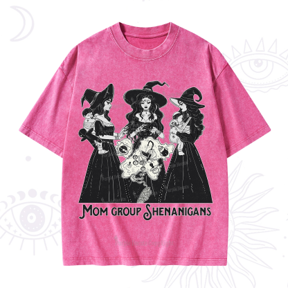 Purplehecate Mom Group Shenanigans Washed T-Shirt