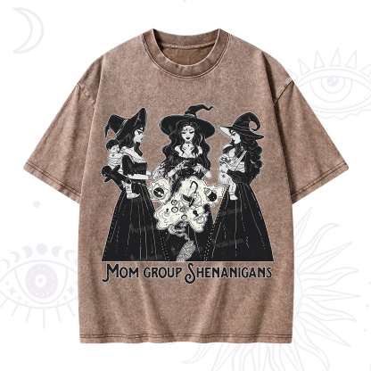 Purplehecate Mom Group Shenanigans Washed T-Shirt
