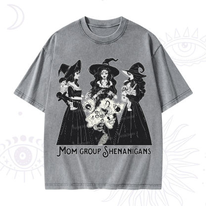 Purplehecate Mom Group Shenanigans Washed T-Shirt