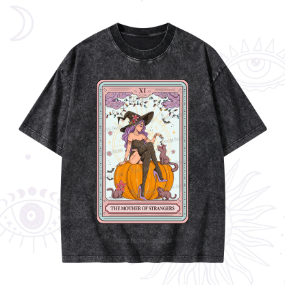 Purplehecate The Mother Of Strangers Tarot Washed T-Shirt
