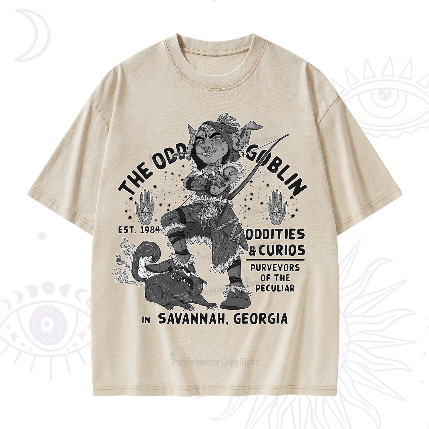 Purplehecate The Odd Goblin Washed T-Shirt