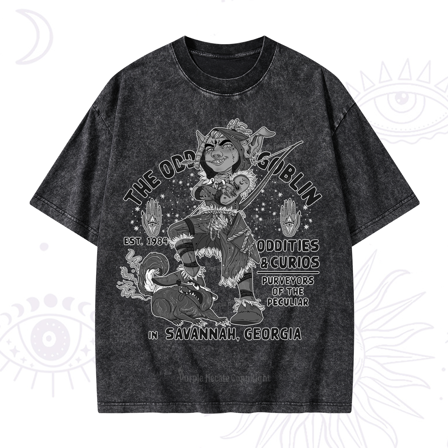 Purplehecate The Odd Goblin Washed T-Shirt